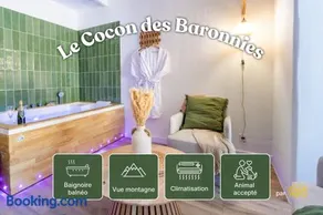 Le Cocon des Baronnies - Evasion romantique - Proche tous commerces boulangerie, boucherie, supérette, bar restaurant - Terrasse privée avec vue montagne - Balnéo - Clim réversible - TV avec Netflix - Wifi - Image 1