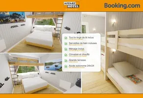 APPART'HÔTEL Les Prés Blondeau, 1 à 10 personnes, 3 chambres, Terrasse, Parking privé, Wifi, Arrivée autonome 24-7 - Image 2