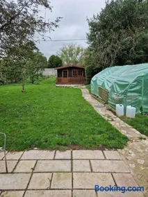 The Cabin - this is not the Ritz but it is better than camping I have Whippets and Greyhounds - Image 1