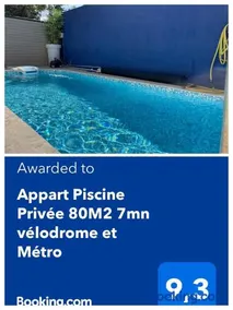 Appart Piscine Privée 80M2 7mn vélodrome et Métro - Image 1