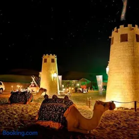 Evening Desert Safari with BBQ Dinner and Camping - Image 2