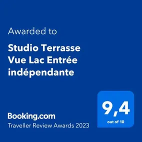 Studio Terrasse Vue Lac Entrée indépendante - Image 2