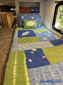 Spacious Four room glamping Rv with Tiki bar including golf cart - Image 1