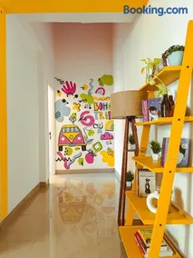 Boho Coastal Getaway, Graffiti Art, Cozy Attic - Image 2