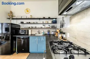 Modern Santa Fe Baca Railyard Apartment with Terrace - Image 3