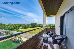 SaffronStays Nishta - 4BR pet-friendly villa with pool, turf, gazebo & terrace BBQ views in Alibaug - Image 3