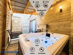 Suite romantique JACUZZI privatif chauffé à 37 GARE - Image 1