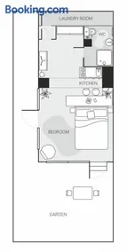 Studio with private garden by GardaDoma - Image 4