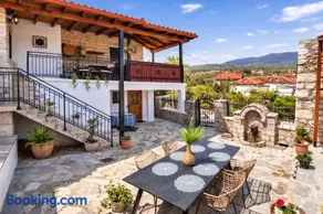 Archontiko Kastellia - Stone Guesthouse with Fireplace and Mountain View - Image 1