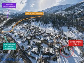 Meribel - 200 meters from the ski lifts - 3 bedroom  - Image 2