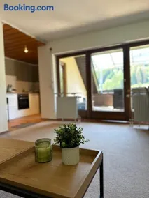 Ferienwohnung mit Ausblick Dachterrasse ideal für Paare und Hund direkt am Wanderweg 15 min zum Wasserfall und Hängebrücke - Image 3