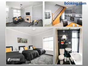 Comfy 2-Bedroom Family & Contractor Home in Bolton with Free Wi-Fi and Street Parking By North West Accommodation - Image 1