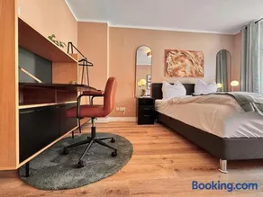 Designer-Apartment mit Balkon und Kaffeebar, Elbnah - Image 4