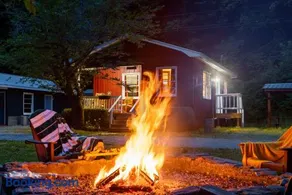 Bryson City Cabin Sleeps 5 Pets OK Fire Pit - Image 1