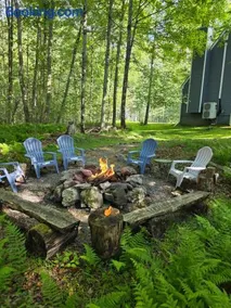 Modern Woods Pocono Cabin with Pool and Fire Pit - Image 3
