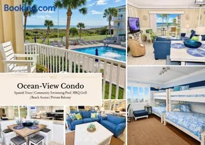 Beachfront Ocean-Views Condo, Balcony! Pool, BBQ - Image 1