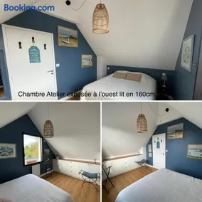 Ty Glazu Doelan espace 60m2, Port& criques à pied, 2 chambres privées au 1er étage, SDB, WC séparé - Image 1