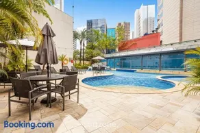 Prédio c/ piscina aquecida e academia a 260m do Shopping Vila Olímpia VIOs - Image 3