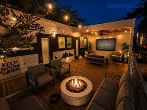 Rooftop Lounge ATX l Fire Pits & Outdoor TV - Image 1