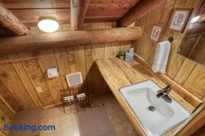 Charming Log Cabin in Tall Pines with Fire Pit Near Trails & Lake - Image 1
