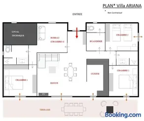 Villa ARIANA, 120m2, Climatisée, Piscine - Image 2
