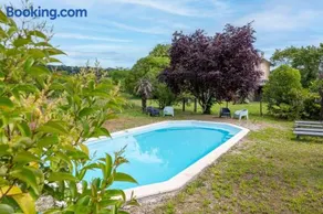 Villa avec piscine privée, barbecue et jardin | Vue jardin - Image 1