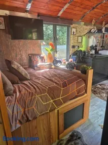 Brewers Bolt Cozy Unique Shepherds Hut - Hot Tub! - Image 5