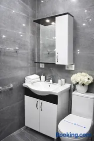 Black & White Studio Near Beach with Balcony Batumi - Image 5