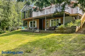 Secluded waterfront home with private dock, outdoor dining, firepit, WiFi & W/D - Image 1