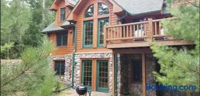 Luxury Log Home W Sandy Frontage Private Dock Year-Round trails - Image 3