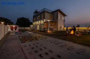 SaffronStays Sher Bagh - 4BR eco-friendly pool villa with jungle trails, farm-to-table meals & bonfire nights near Corbett Park - Image 1
