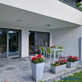 Comfy Plaza 65m2 Ground Floor Apartment no stairs with Separate Bedroom Living Room Full Kitchen and Study Furnished Terrace Parking at the Door Fiber Internet Sleeps 4 - Image 3