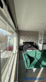 Stylish LED Studio Balcony Swing Parking by Door - Image 3