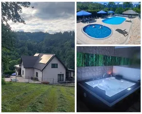 WILLA NA WYŁĄCZNOŚĆ 12 os BIESZCZADY z Salą Imprezową, Jacuzzi, Sauną, Balią Zewnętrzną oraz 2 baseny z podgrzewaną wodą - Rezydencja Matiaszówka - Image 2