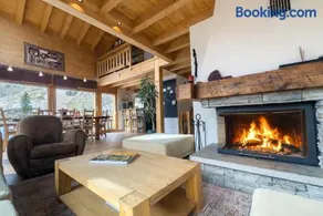 Chalet Boder - View of Mont Blanc - Fireplace - Image 1