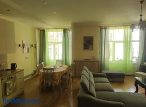 ERNESTA Grand Apartment with balcony 90m, large living room with kitchen, 2 bedrooms - Image 1