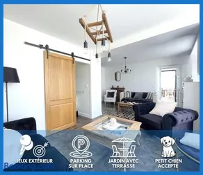 La clairiere Maison spacieuse rénovée joliment décorée tout confort 12 p 2 sdb 2 wc grand jardin clos, belle terrasse aménagée, parking privatif, ping pong baby foot proche Omaha Beach et Bayeux, chiens bienvenus - Image 1
