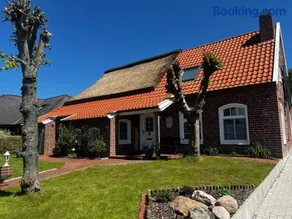 Lindenhuus-Urlaub unter einem Teilreetdach-Terrasse - Nahe Norden-Norddeich - Image 2