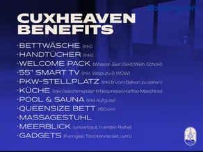 CuxHeaven - modernes Studio-Apartment direkt am Meer mit Pool, Sauna und Massage - Image 4