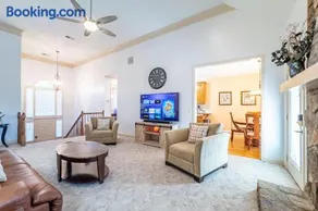 Cartersville Home with Basement Media Room & Yard - Image 3