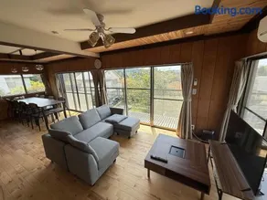 Private villa with natural hot spring rock bath for up to 9 guests Includes 3 bedrooms ideal for groups Mt Fuji view from the second floor Grandview Minamihakone - Image 1