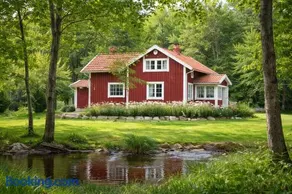 Vallevägen Country Retreat - Private Pond, Fireplace & Nature - Image 1