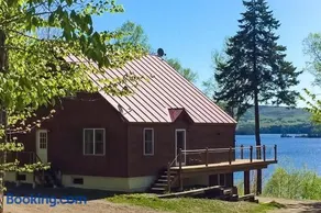 Spectacular lakefront home with dock, firepit, & vaulted ceilings - dog-friendly - Image 1