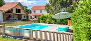Grande Maison dans les Landes pour 10 pers avec piscine et salle escalade unique - Image 1