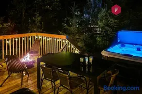 Aurore Boréale - Chalet Spa privé 2 suites Près de Québec - Domaine du Grand Portneuf - Image 2