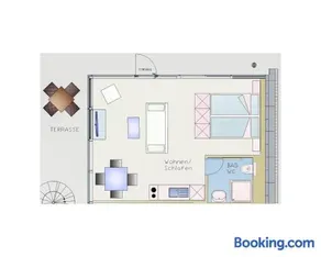 Appartment Düne 3 1OG Grundbelegung 2 Pers - Image 2
