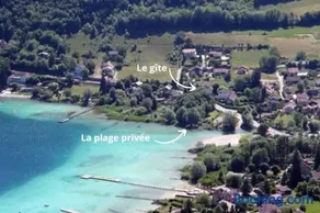 L'ESCAPADE DU LAC private beach lac de Paladru - Image 1