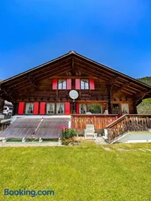 Grand chalet familial avec cheminée aux Diablerets - Image 2