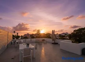Romantic Island Retreat Resort Pool Sunset Rooftop - Image 1