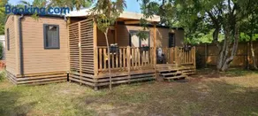 Mobilhome 6 personnes climatisation, TV, lave-vaisselle, 2 salle de bain, 3 chambres au camping Les Vignes à Lit-et-Mixe dans les Landes avec piscine, - Image 2